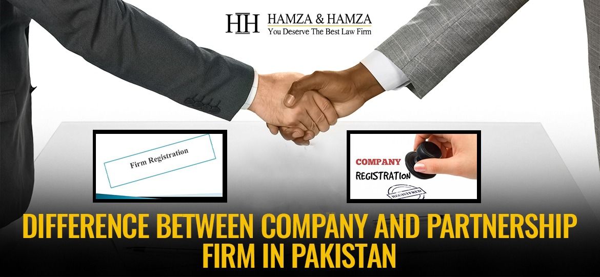 difference between company and partnership firm in Pakistan