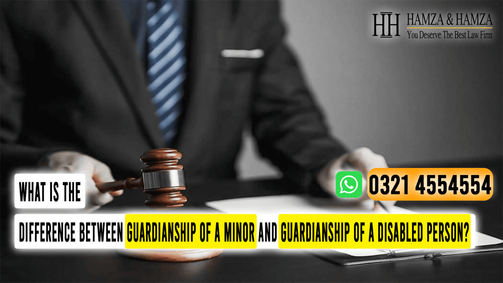 DIFFERENCE BETWEEN GUARDIANSHIP OF MINOR AND GUARDIANSHIP OF DISABLED PERSON