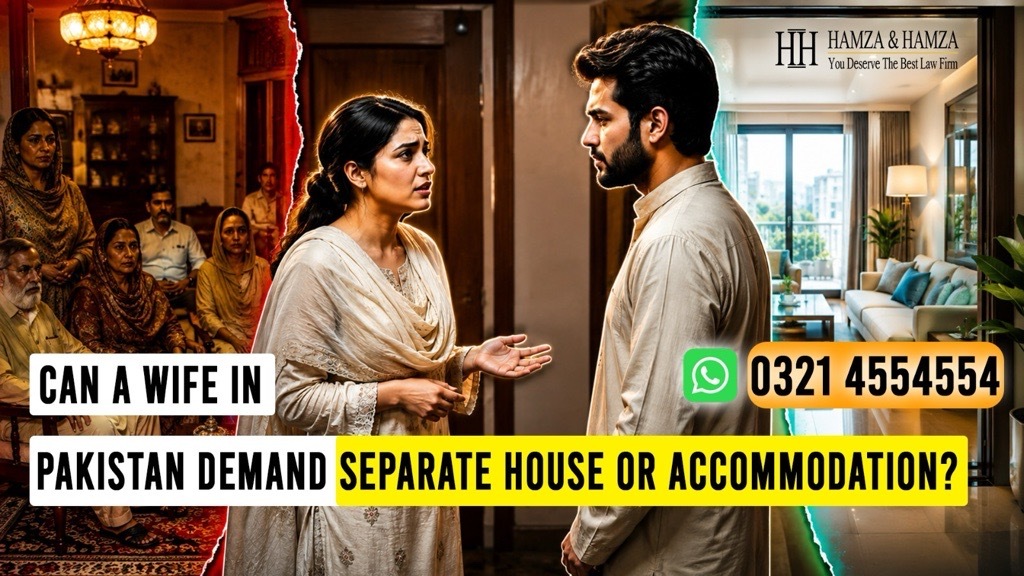 Can a Wife in Pakistan Demand Separate House or Accommodation?